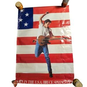 Bruce Springsteen Born In The U.S.A. 34x48 Large Promo Poster Vintage 1984 Rock